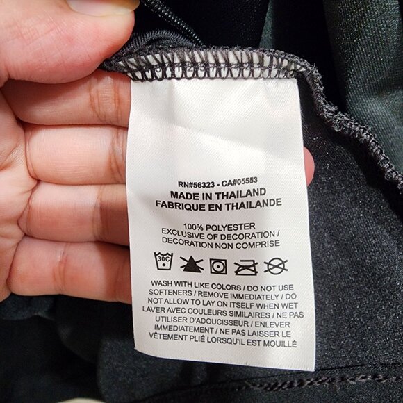 Nike Men's Dri Fit Black Gray Full Zip Track Jacket Shirt Size M 2 Pockets - Picture 10 of 12